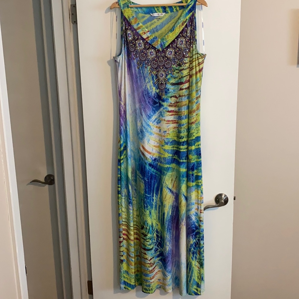 Peter Nygard Retro Maxi Dress